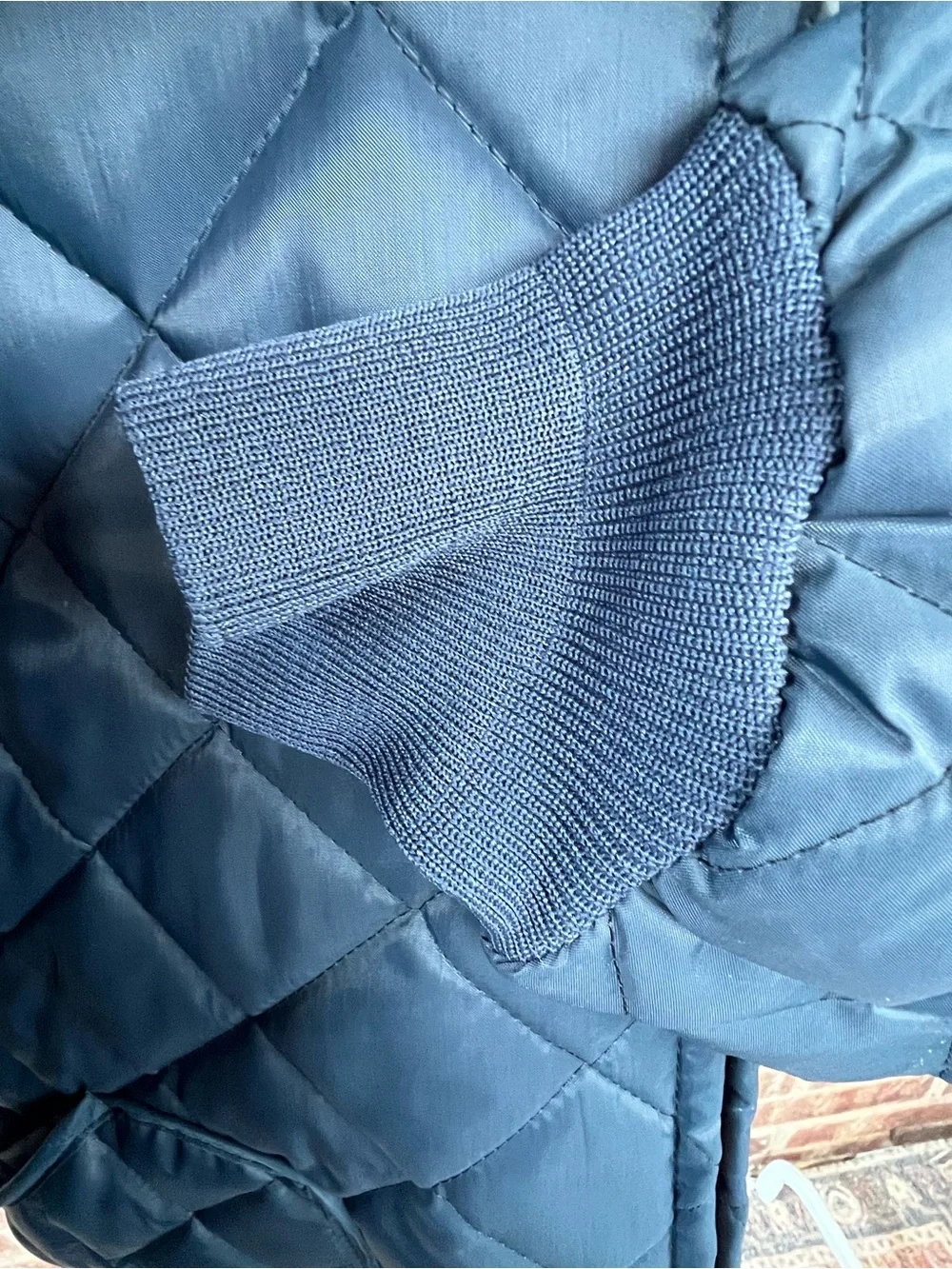 Vintage Horace Small Quilted Bomber Jacket Liner Made in USA